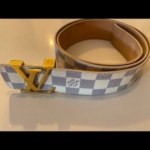 Louis Vuitton Damier Printed Belt